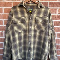 Vintage Cabela’s Heavyweight Plaid Button Up Flannel
