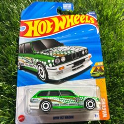 Hot Wheels BMW M3 Wagon 1:64 Scale Diecast Car - Green & White #HotWheels #DiecastCar