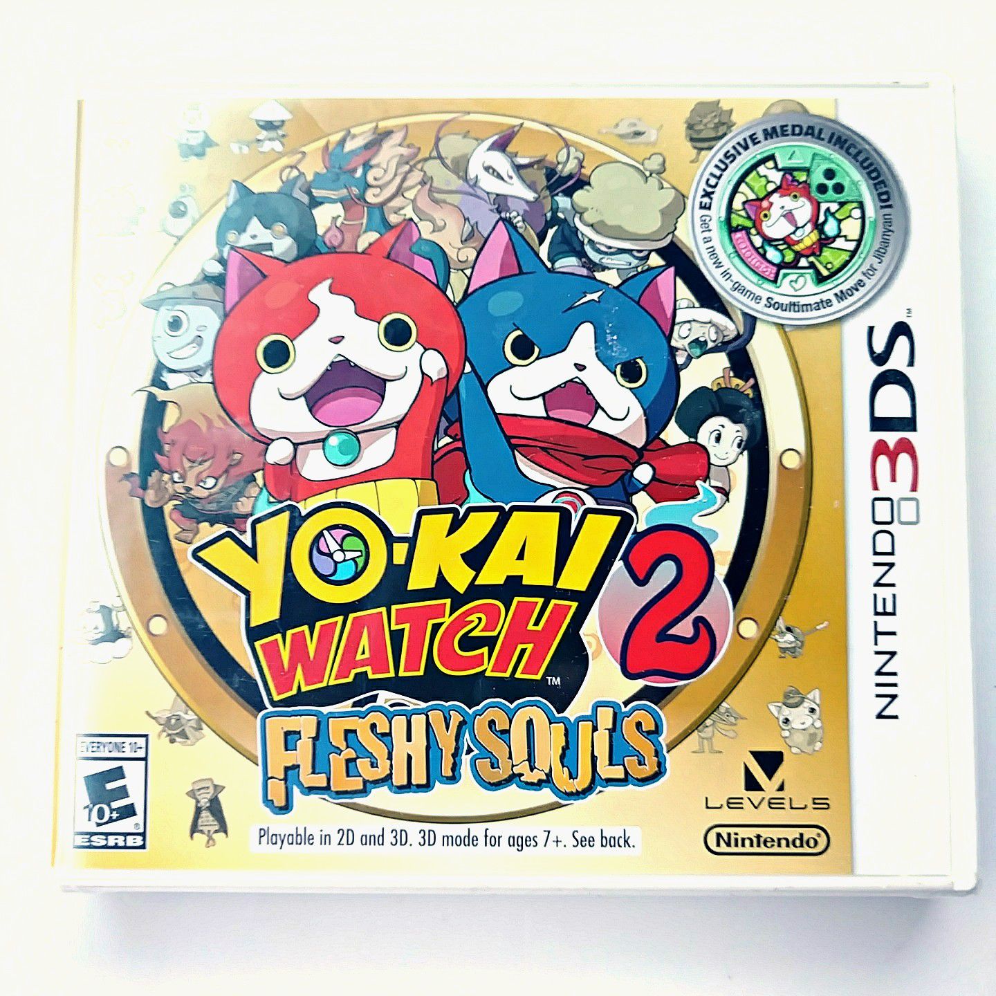 YO-KAI WATCH 2: Fleshy Souls (Nintendo 3DS) BRAND NEW SEALED