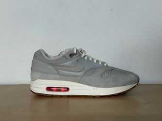 Nike Air Max 1 Light Iron Ore Total Orange Sneakers FQ8731-012 Men’s Size 9