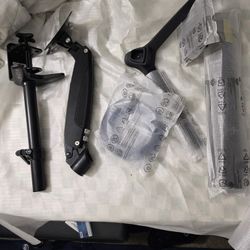 Adjustable monitor arm set, new in packaging.