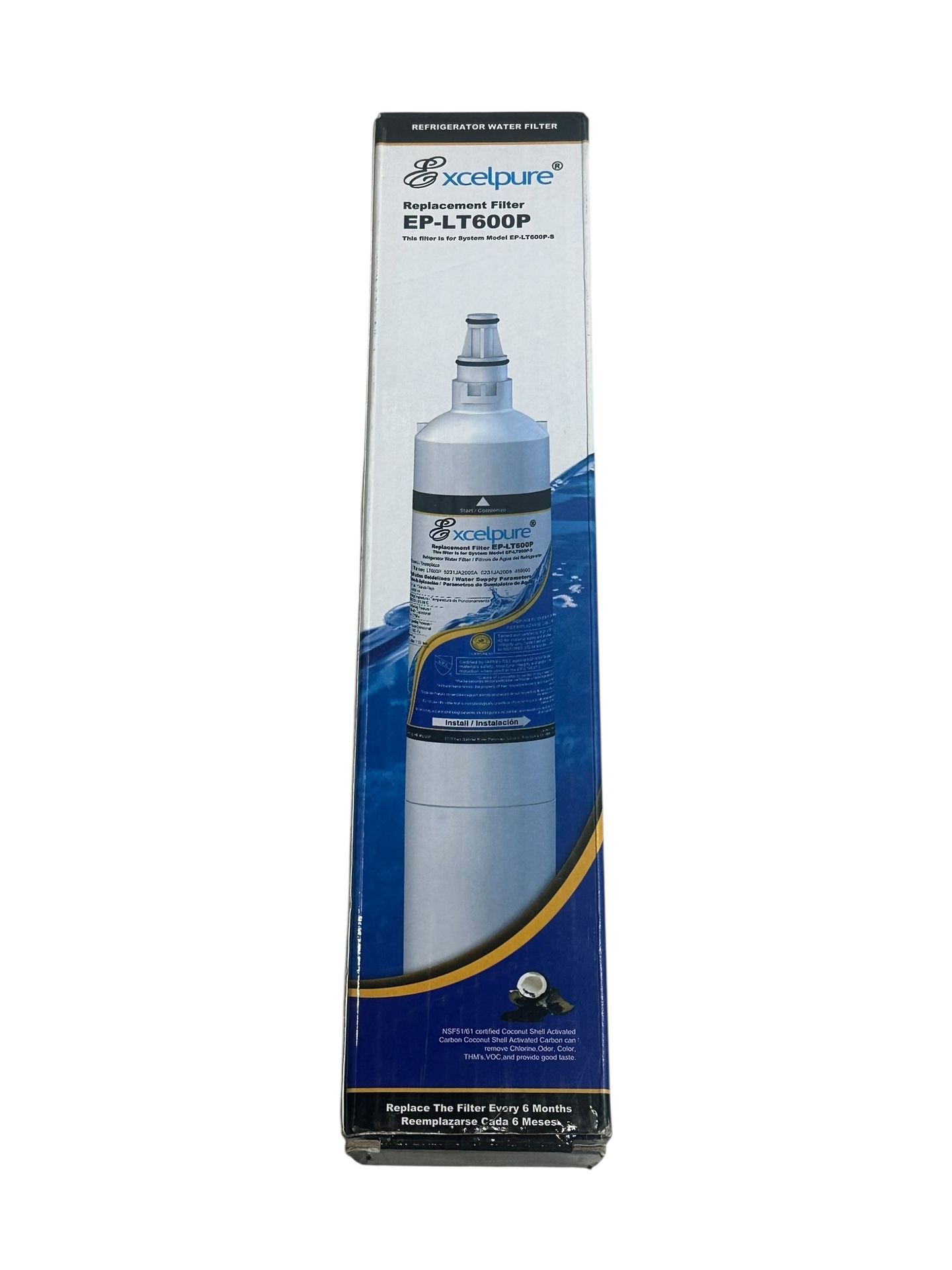 Excelpure Refrigerator Water Filter Replacement EP-LT600P New Sealed In Box