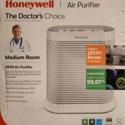 Honeywell True HEPA 155 sq. ft. Allergen Remover Air Purifier.  This is used by wasn't used more than a couple weeks.