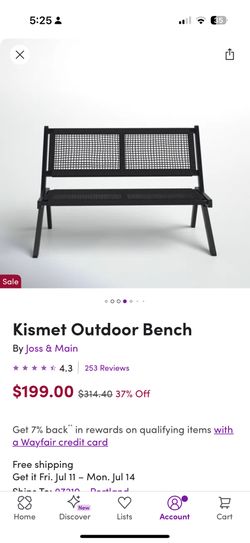 In Box Outdoor bench