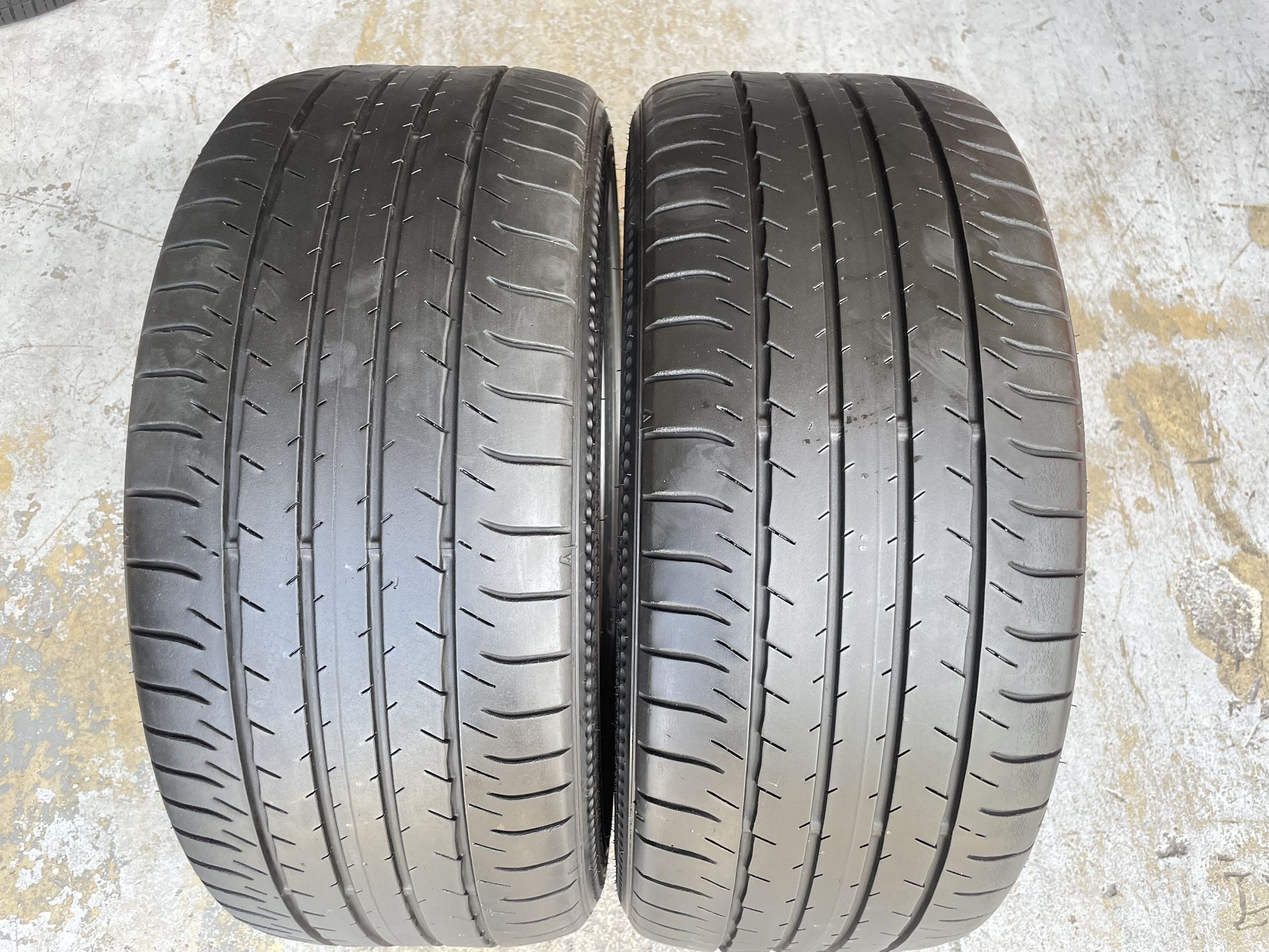 Two Tires 245/40/19 Dunlop Sp Sport Maxx Runflats With 65% Left Acoustic Pair