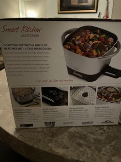 George Foreman Multicooker Searing Steamer Smart Kitchen Healthy