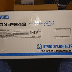 Old School Pioneer Cdx-p24s Tape Deck 6 Disc Cd Player Audio Retro New