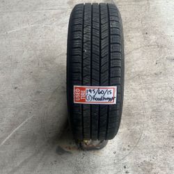 195/60/15 Tire (Only One) NO MOUNTING