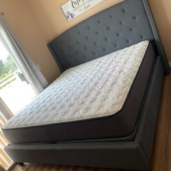 $699 Brand New King Bed Frame With Mattress (Read Description Below)