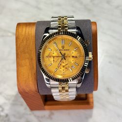 Reloj Skiline Gold And Black Edition Chronograph New Watch