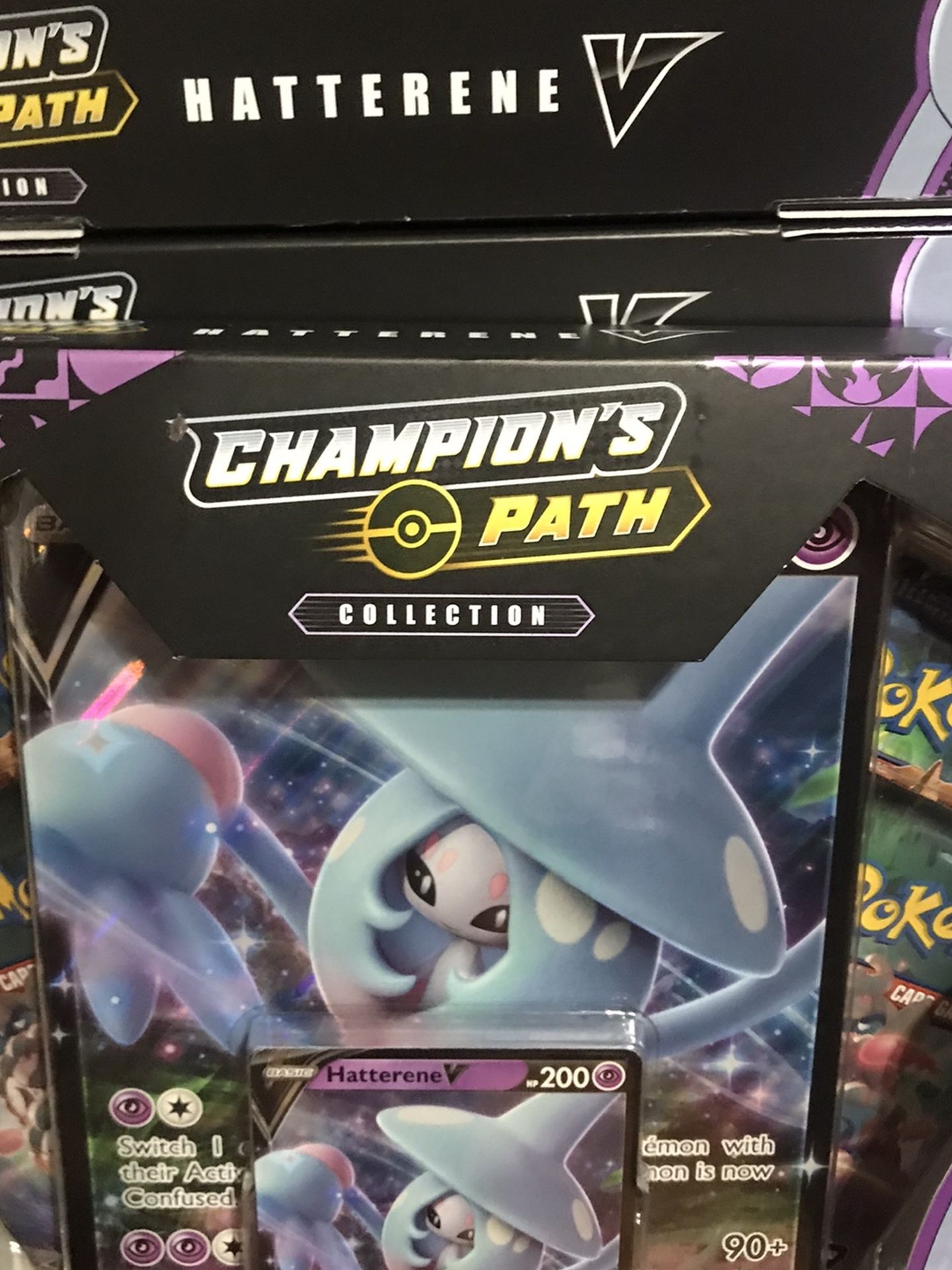 Pokemon Champions Path Hatterene V Collection Boxes