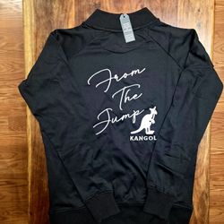 Kangol Unisex Black Zip-up Jacket