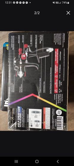 Black Widow Paint Spray Gun By Spectrum