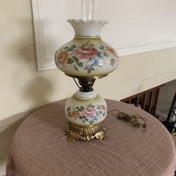 Antique Victorian Gone with the Wind Lamp 19th Century