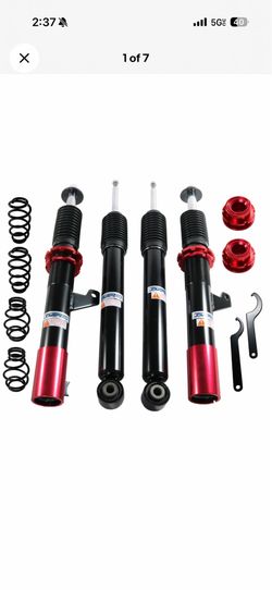 Coilover Struts FOR VW MK5 MK6 GOLF/JETTA 06-14 Suspension Spring KIT Adj Height