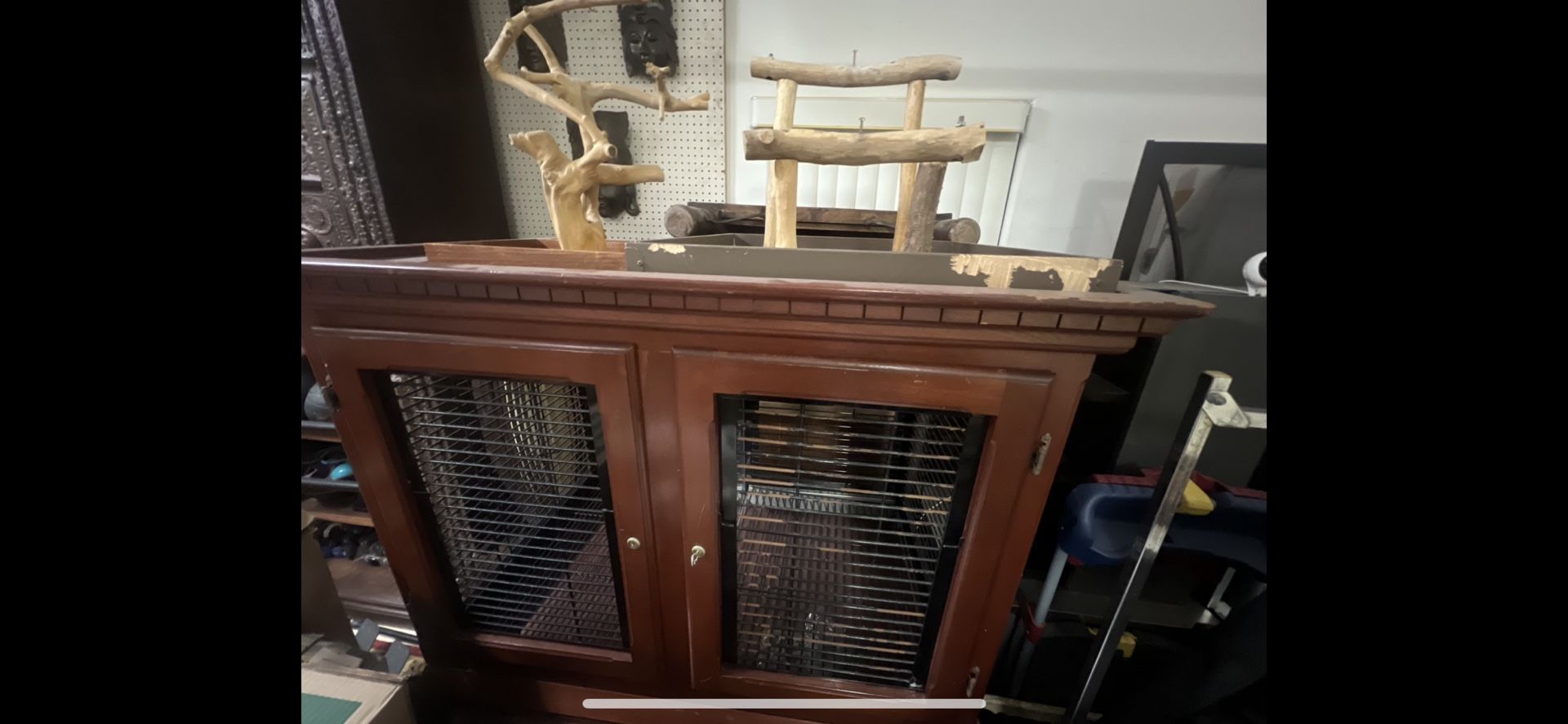 Custom Double Or Single Bird Cage