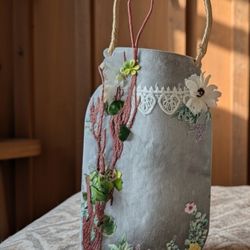 Handmade Hanging Aluminum Flower Decor