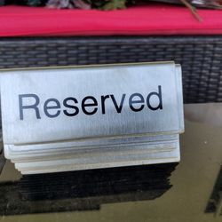 Reserved Signs