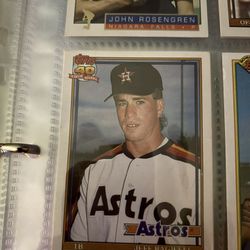 Topps #4T Jeff Bagwell ROOKIE Astros baseball card #baseball #Astros #MLB #HOF