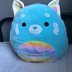 Squishmallow Vanessa Blue Panda Soft Plush 16in