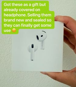 ANC New In Box Apple Airpod 4 With Active Noise Cancellation Sealed MXP93LL/A
