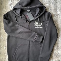 True Religion Appliqué Zip Hoodie