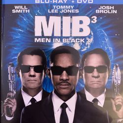 MEN IN BLACK 3 (Blu-Ray + DVD + Digital-2012) Will Smith!