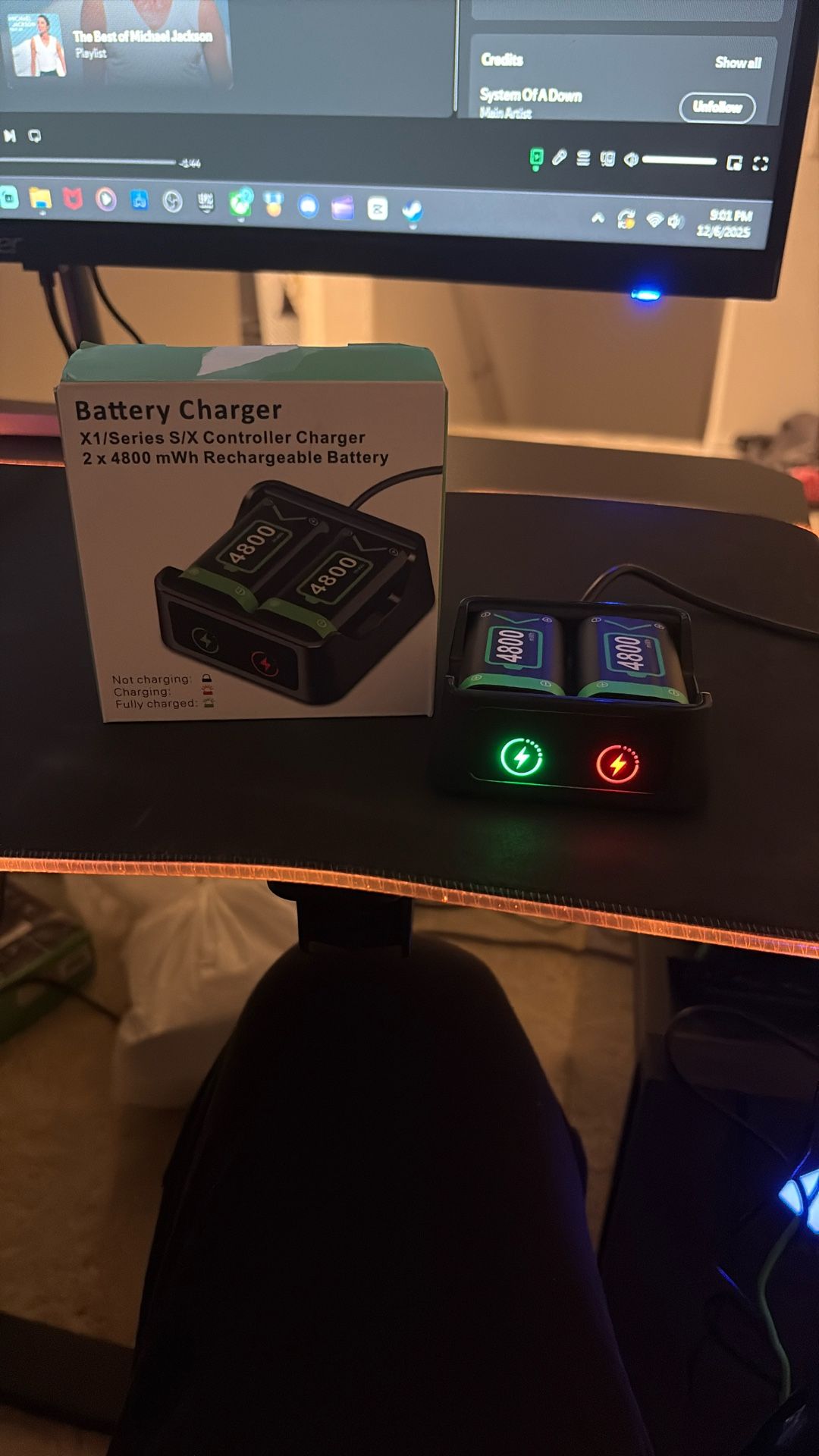 Self Charge Batteries