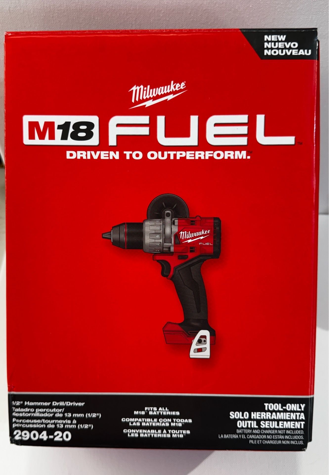 Milwaukee M18 FUEL 1/2” Hammer Drill/Driver 2904-20 – NE