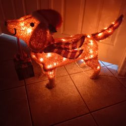 3ft Tall Standing Lab Xmas Dog