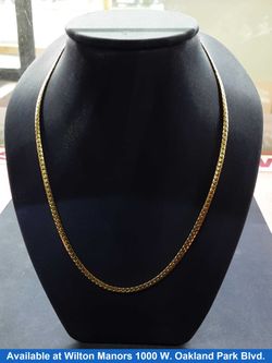 Cuban Link Chain - Yellow Gold 10k (.417) 10.3 grams 18 inch