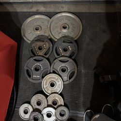 Olympic weights 220lbs total