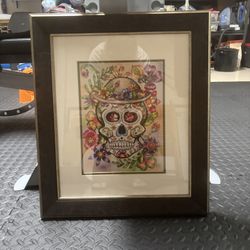Catrina frame Dia De Muertos 