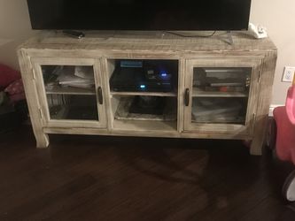 Furniture antique tv stand droors