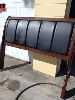 Bed And Frame With Headboard