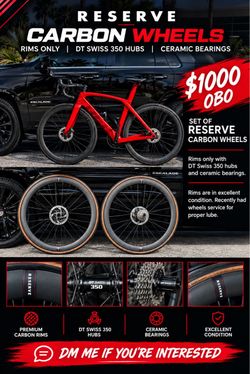 Reserve Carbon Wheel set