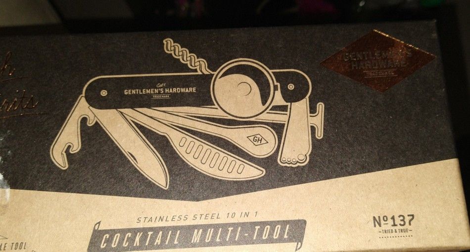 Gentlemans Hardware... A Cocktail Multi Tool...