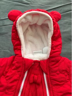 0-3 moths baby winter romper