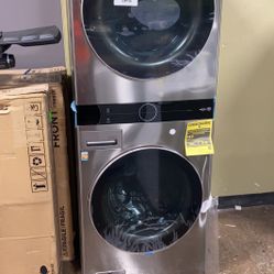 LG WKE100HVA WashTower Laundry Center BSH