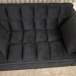 New Black Sleeper Sofa Couch!! Includes Free Delivery 🚚! Free Assembly!!