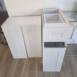New White Cabinets Wood
