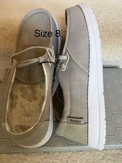 Hurley Women's Lightweight Slip-On Shoes Size 8