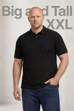 Men's Polo Shirt Big and Tall 2XL XXL