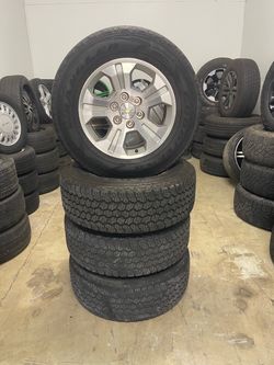 18” Chevy Factory Wheels and Tires 6Lug