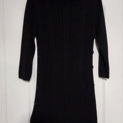 Black New York And Company Sweater Dress - Size Large 