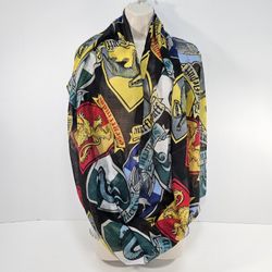 Harry Potter Infinity Scarf BioWorld Hogarts School of Witchcraft And Wizardry