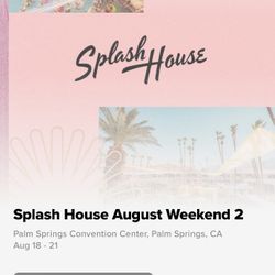 SUNDAY GA SPLASH HOUSE