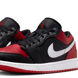 Jordan 1 Low Bred Toe (Size 9) - Brand NEW - 