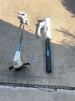 HART 20-Volt 10-inch String Trimmer/Bazooka Leaf Blower Combo Kit,(No batteries)