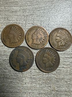 Indian Head Penny collection 1887–1891